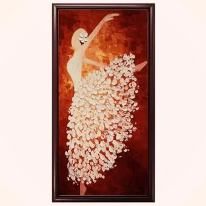 modern art elegant floater mould framed wall painting