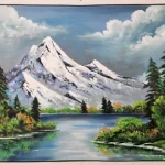 mountain lake landscape